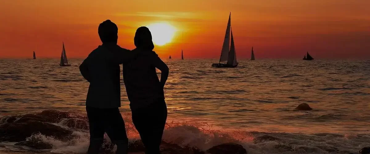 Romantic couple on a honeymoon safari in Tanzania with JM Tours