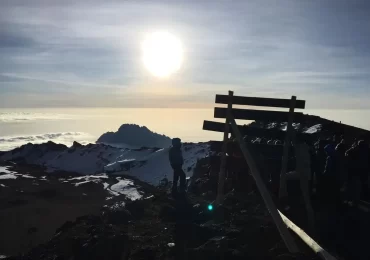 Group of hikers trekking Kilimanjaro Lemosho route with JM Tours