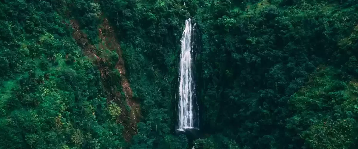 Majestic Materuni Waterfall, a stunning natural attraction in Kilimanjaro National Park.