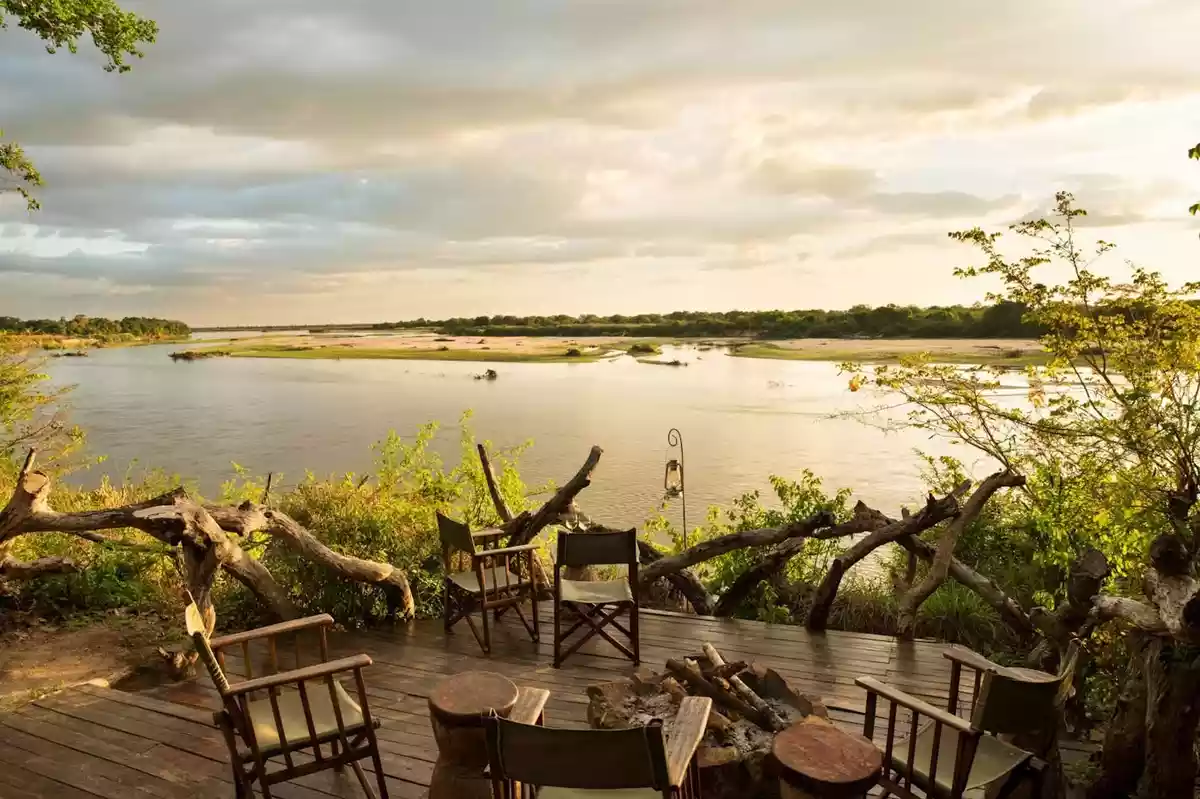 Selous River Camp – A serene retreat in Tanzania's Selous Game Reserve.