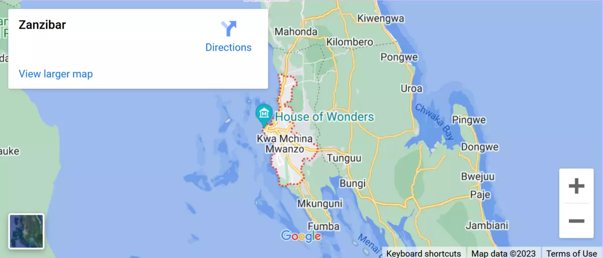 Explore Zanzibar Island with JM Tours - Map
